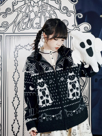 Cat Ears Devil's Tail Cardigan【s0000011559】
