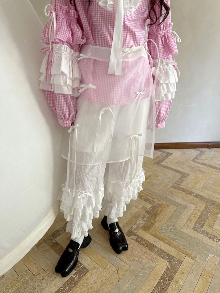 Doll Print Apron Diaper Cover【s0000012759】