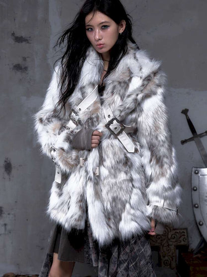 Eco-Friendly Faux Fur Coat【s0000014479】