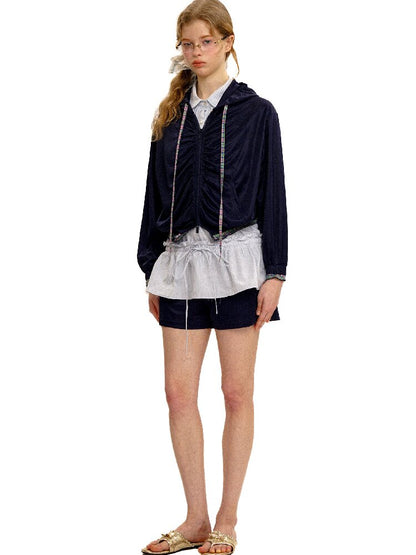 Fake Two-Piece Mesh Shorts Pants【s0000017421】