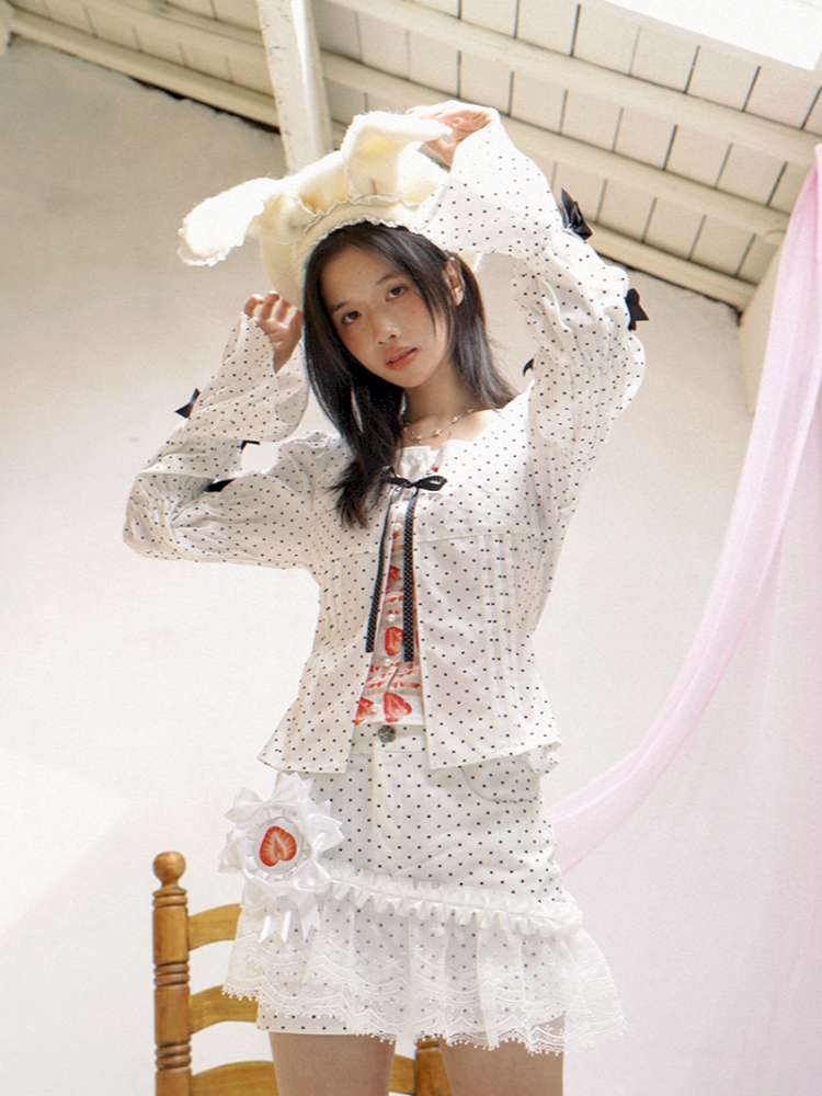 Patchwork Print Fitted Long-Sleeve Shirt【s0000014523】