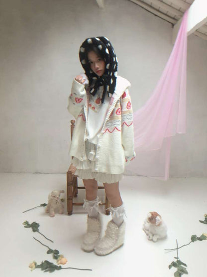 Mohair Knit Cardigan Jacket【s0000014533】