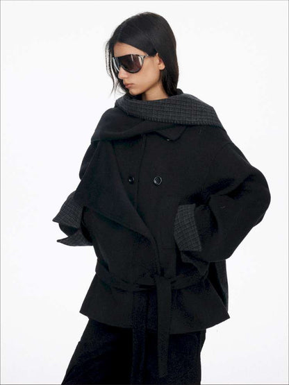 Wool Double Breasted Jacket Set【s0000015061】