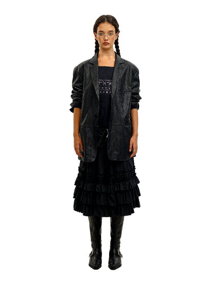 Heavy Works Layered Lace Skirt【s0000016092】