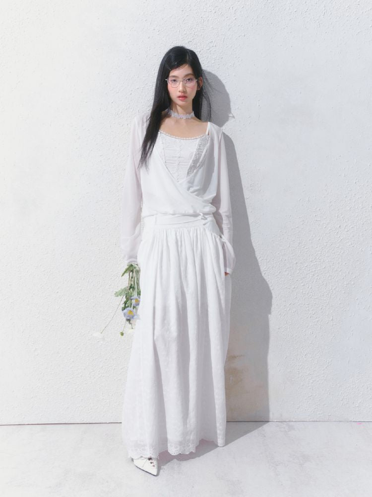 High-Waisted Half-Length Skirt【s0000012154】