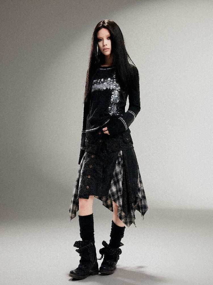 Leather Halter Long Skirt【s0000011253】