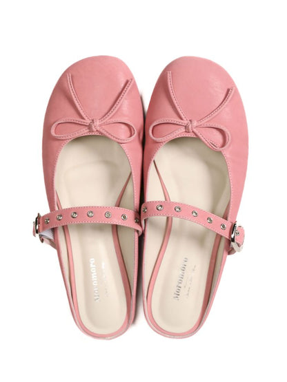 Carved Single Buckle Ballet Shoes【s0000013439】