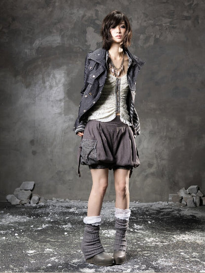 Fake Two Denim Patchwork Jacket【s0000015947】