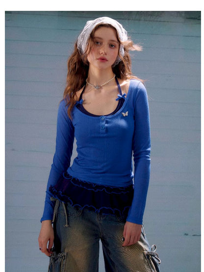 Knit Neck Vest Camisole【s0000012247】