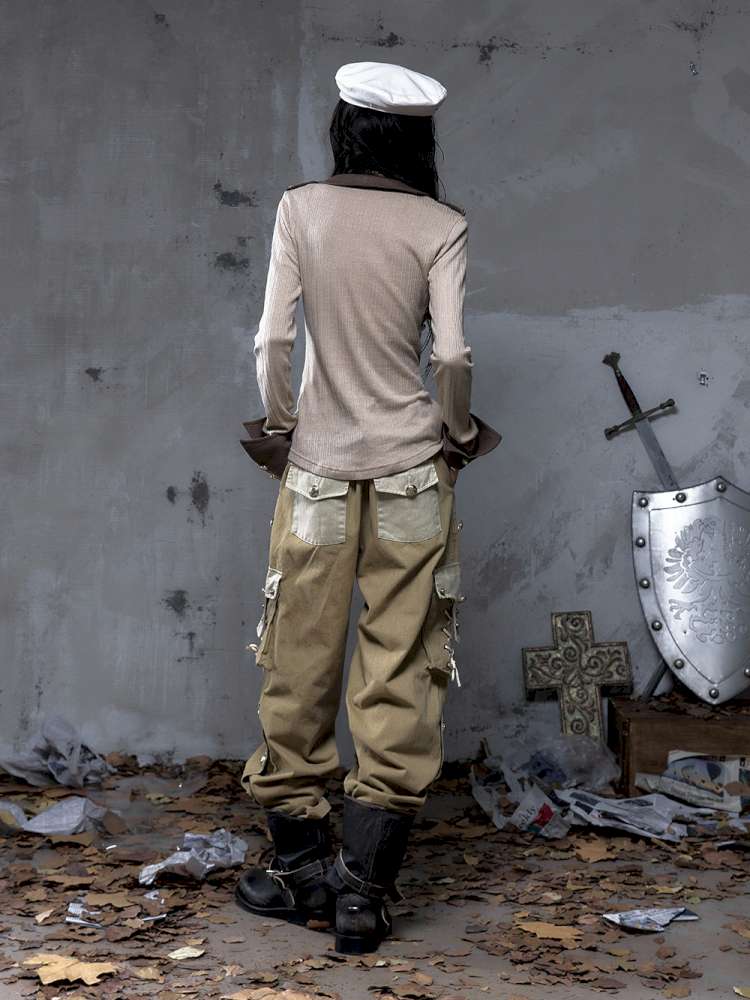 Vintage Punk Court Lantern Trousers【s0000014650】