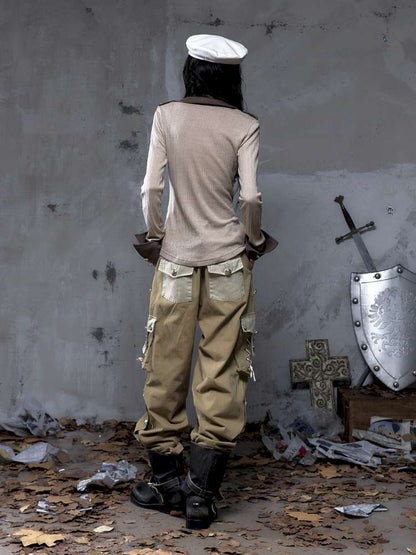 Vintage Punk Court Lantern Trousers【s0000014650】