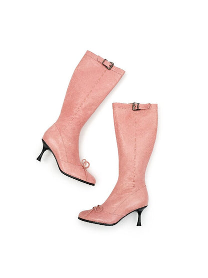 Sheepskin Ballet Stiletto Boots【s0000016129】