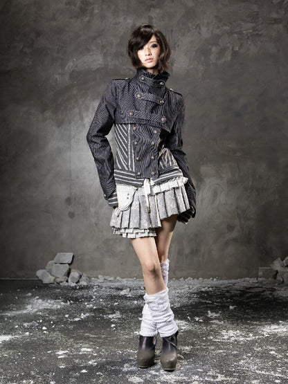 Multi-layer Pleated Short Skirt【s0000015951】