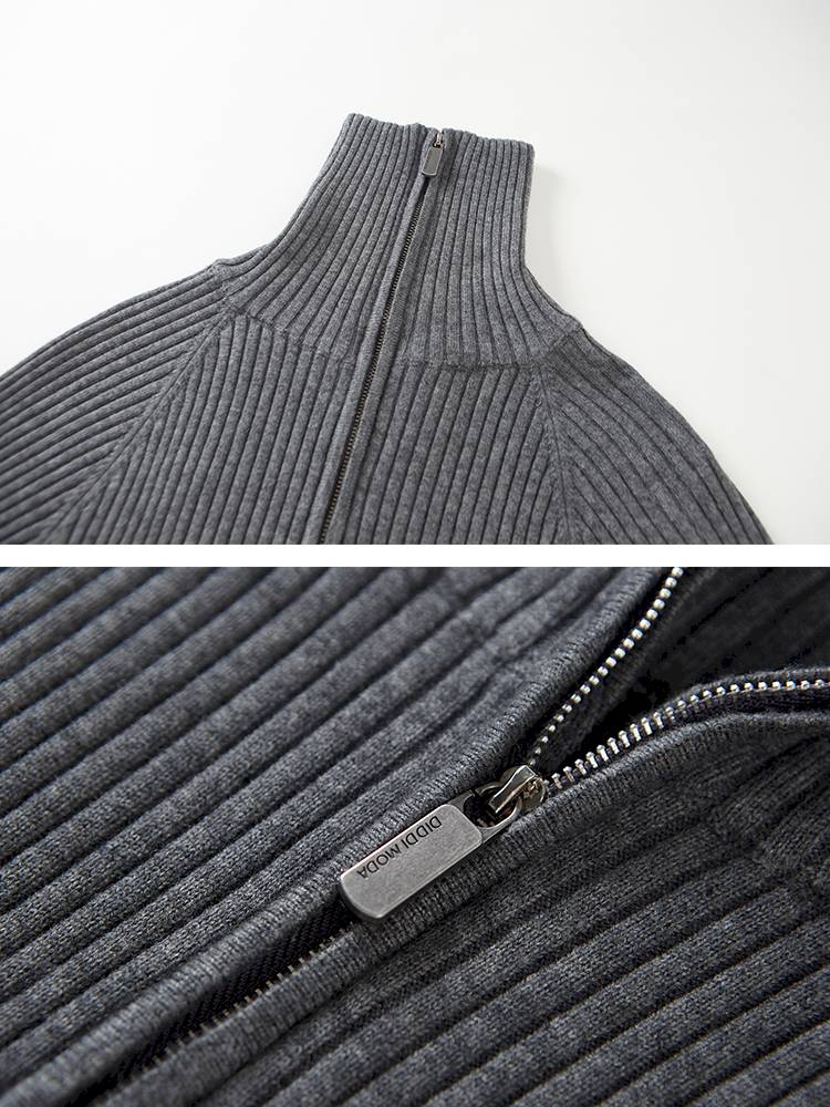 Zipper Stand Collar Base Layer Sweater【s0000014391】