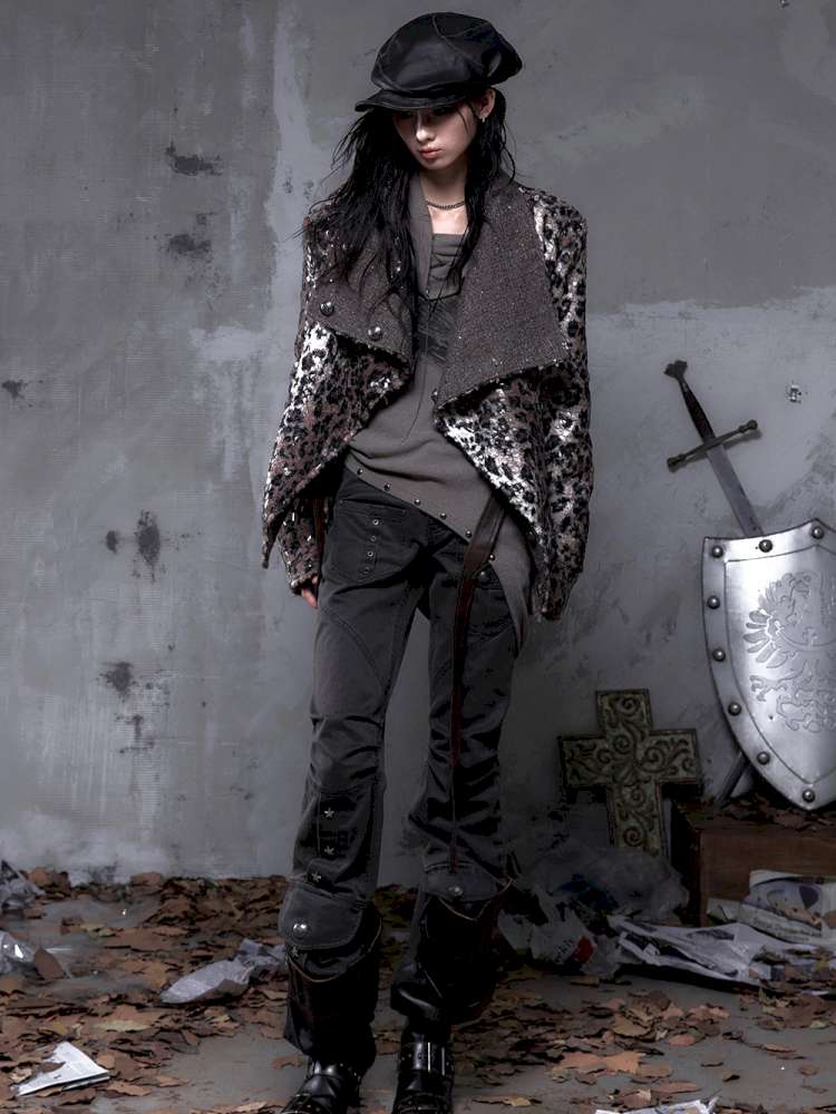 Flared Suede Casual Pants【s0000014460】