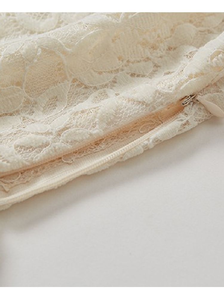 Lace Embroidered Halter French Suit Dresses【s0000005280】