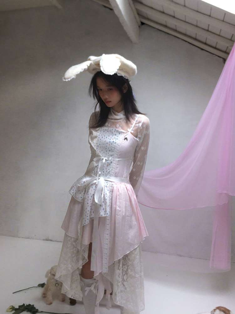 Cherry Jacquard High-Neck Base Shirt【s0000014937】