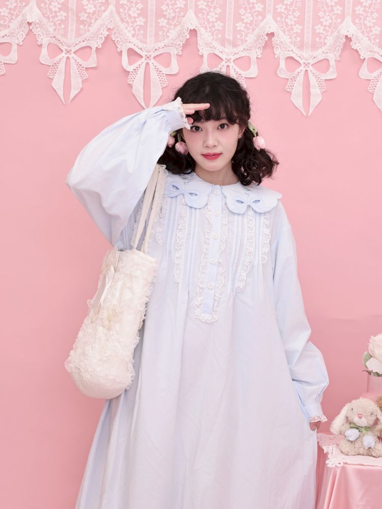 Embroidery sandwich cotton shoulder bag【s0000013499】