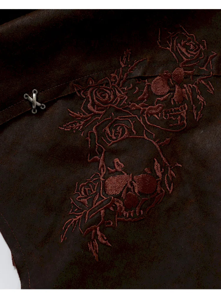 Asymmetrical Suede Skirt【s0000014111】