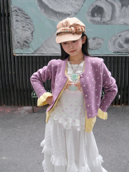 Fake Two-Piece Cardigan Sweater【s0000014169】