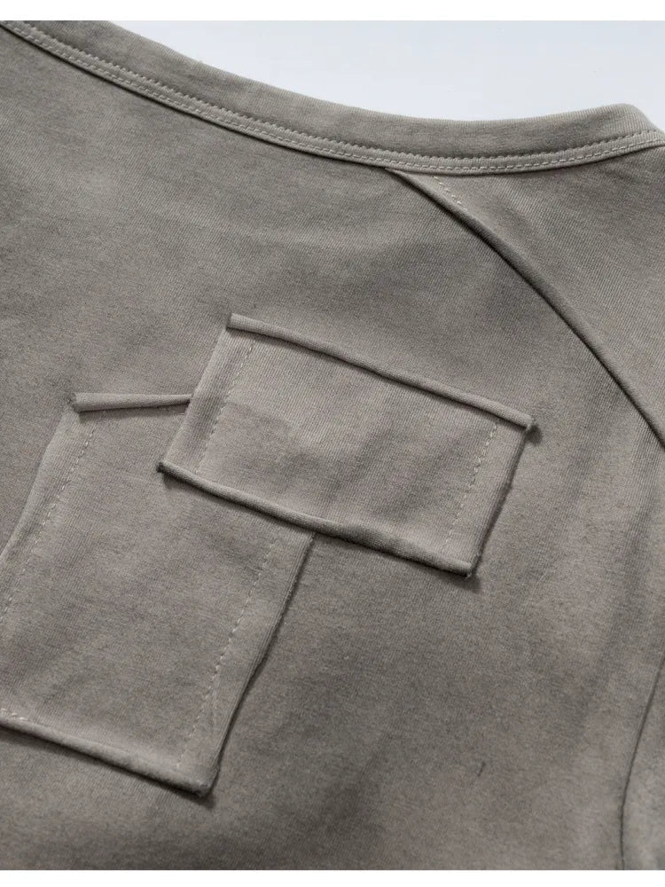 Deconstructed Print Long-Sleeve Knit Base【s0000014117】