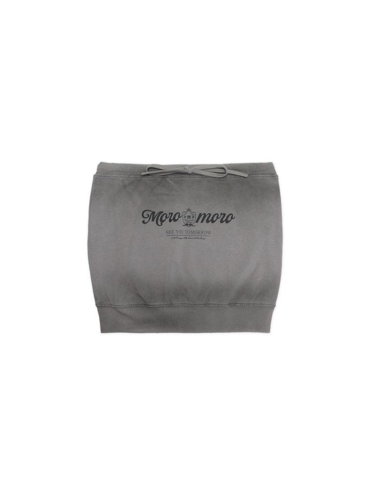 Drawstring Badge Printing Tie Bandage Tank Top【s0000008654】