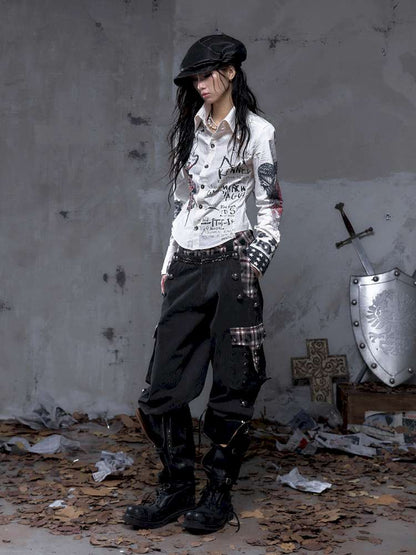 Slim-Fit Long-Sleeve Shirt Top【s0000014471】