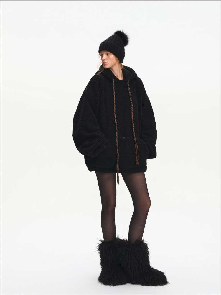 Drawstring Loose Hooded Jacket【s0000015060】