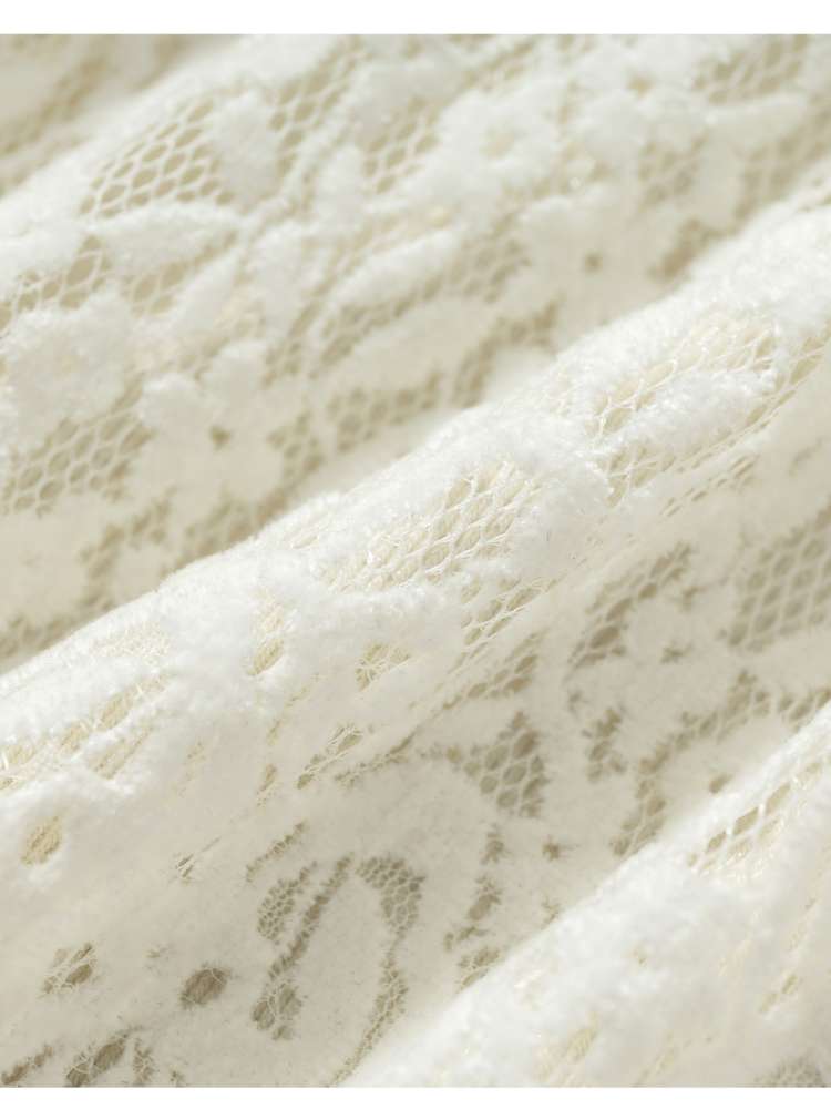 Lace Slimming Patchwork Knit Dress【s0000014467】