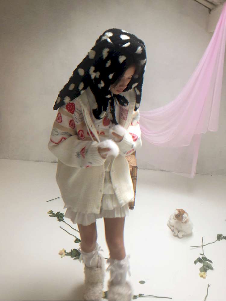 Mohair Knit Cardigan Jacket【s0000014533】