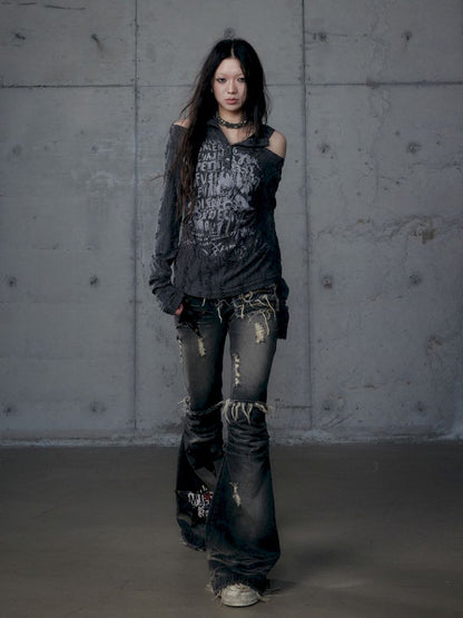 Micro Slim Washed Jeans【s0000013474】