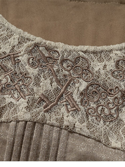 Lace Embroidered Knit Sweater【s0000019159】