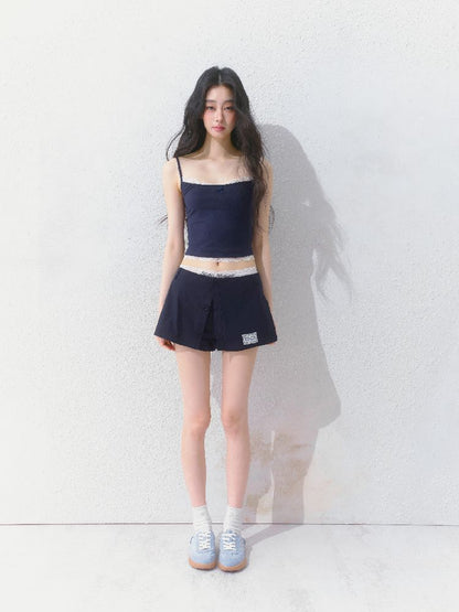 Slim inner suspenders two-piece suit【s0000012141】