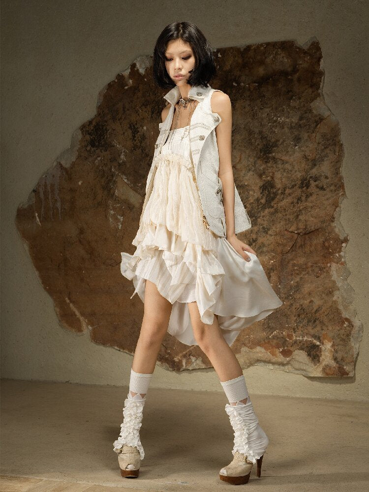 Irregular High Waisted Bandeau Skirt【s0000016929】