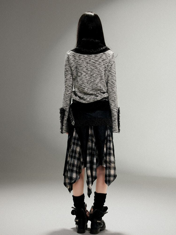 Leather Halter Long Skirt【s0000011253】