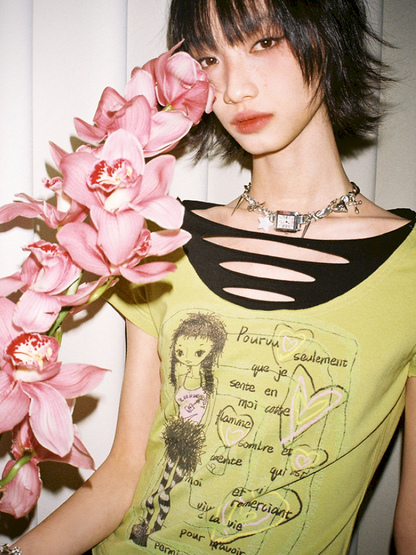 Fake Two Piece T-Shirt【s0000012421】