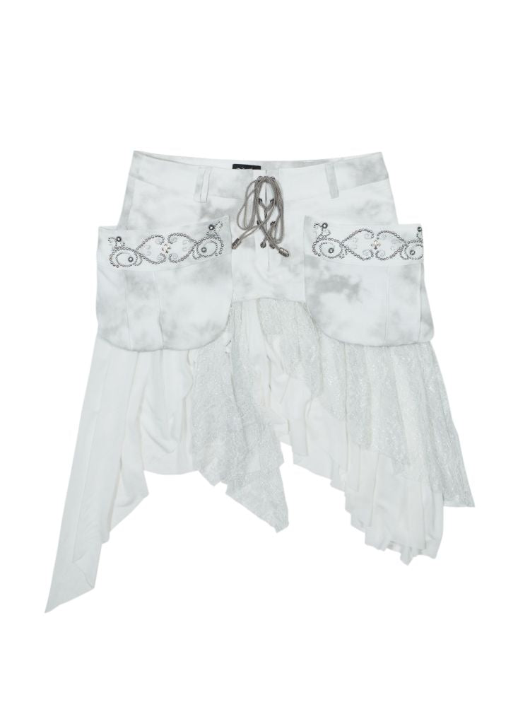 Lace Low Waist Half Skirt【s0000012313】