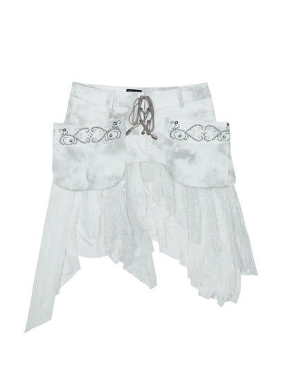 Lace Low Waist Half Skirt【s0000012313】