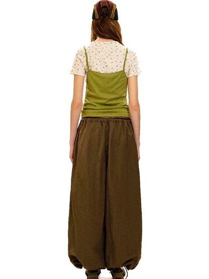 Tencel Wool Bow Strap Basic Top【s0000017924】