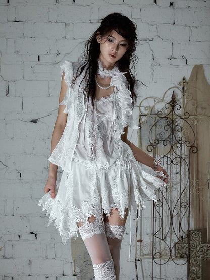 Romantic Velvet Drawstring Slip Dress【s0000016982】
