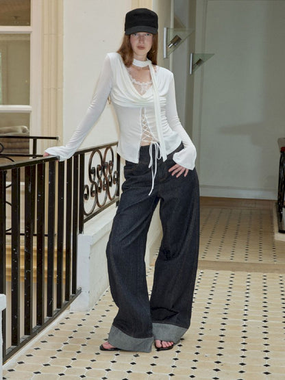 Vintage Original Cow Straight Pants【s0000013742】