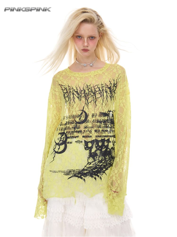 Oversized Gender-Neutral Layered T-Shirt【s0000012989】