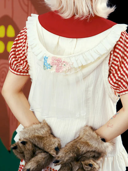 Embroidered Floral Headpiece Vest【s0000013934】