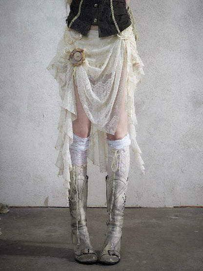 Vintage Court Baroque Mermaid Skirt【s0000017990】