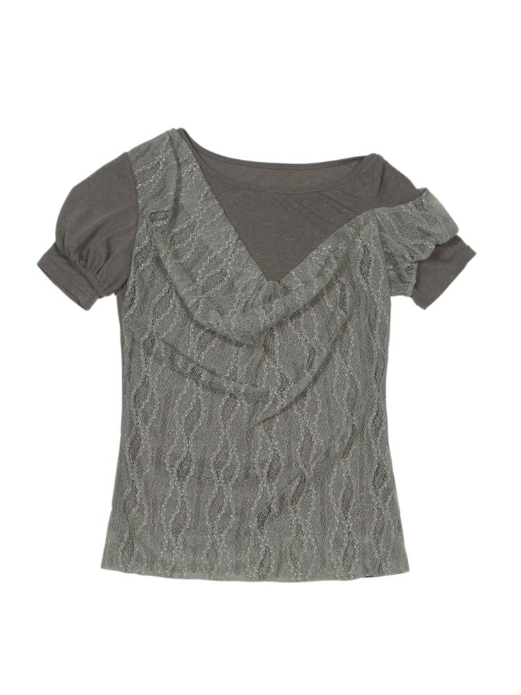 Bubble short sleeve t-shirt【s0000012309】