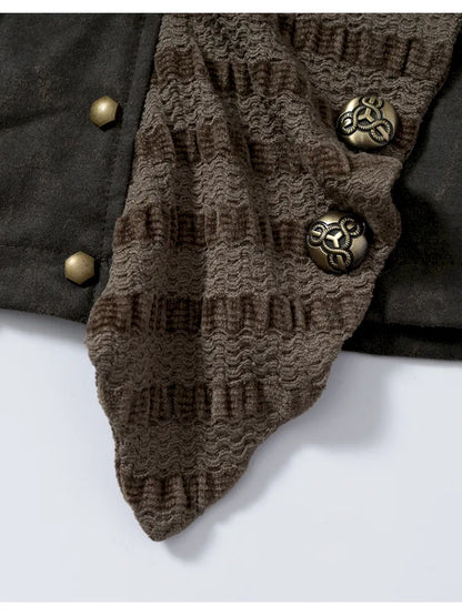 Knit Suede Short Hooded Jacket【s0000014120】