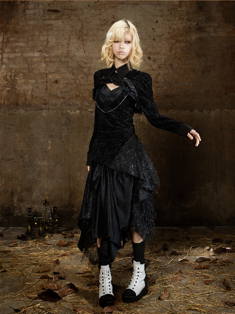 Ultra Short Long Sleeve Outerwear【s0000018379】