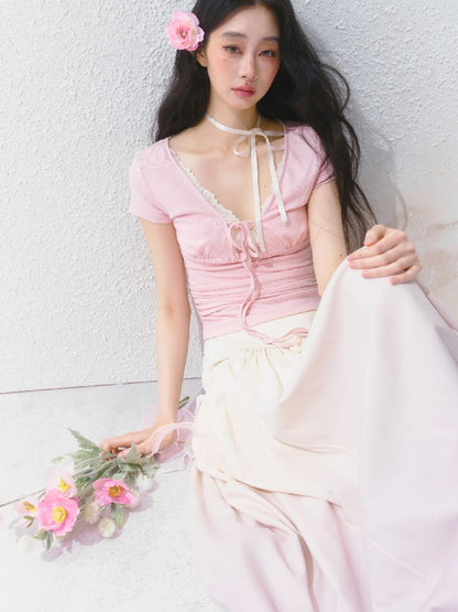 High-Waisted Half-Length Skirt【s0000012144】