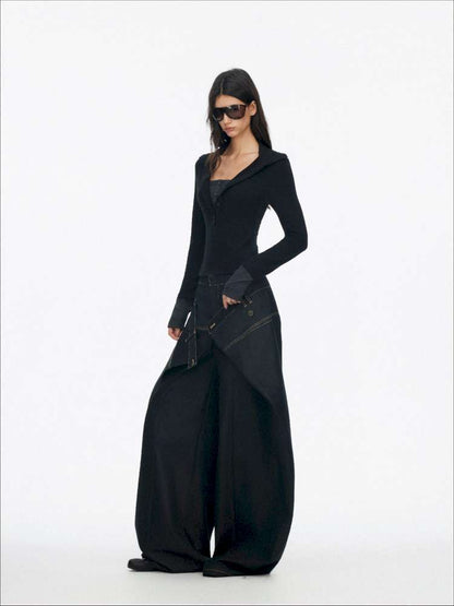 Comfortable Slim Henry Neck Knitted Top【s0000014878】