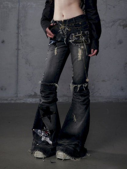 Micro Slim Washed Jeans【s0000013474】